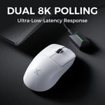 MCHOSE L7 Ultra – mouse gamer inalámbrico ultraligero 39 g PAW3395 y Dual 8K