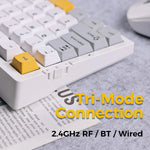 MCHOSE G75 Pro – teclado mecánico inalámbrico 75% Gasket, RGB y hot-swap