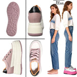 Fujin – tenis con plataforma oculta de 9 cm para mujer