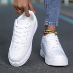 Tenis minimalistas blancos unisex – suela antideslizante
