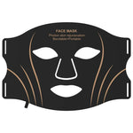 Máscara LED 7 colores con cuello – terapia de luz para cuidado facial