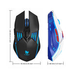 Mouse gamer inalámbrico tri-modo 12,800 DPI – RGB, 1000 Hz y USB-C