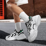 Tenis deportivos de malla para hombre – suela gruesa y transpirables