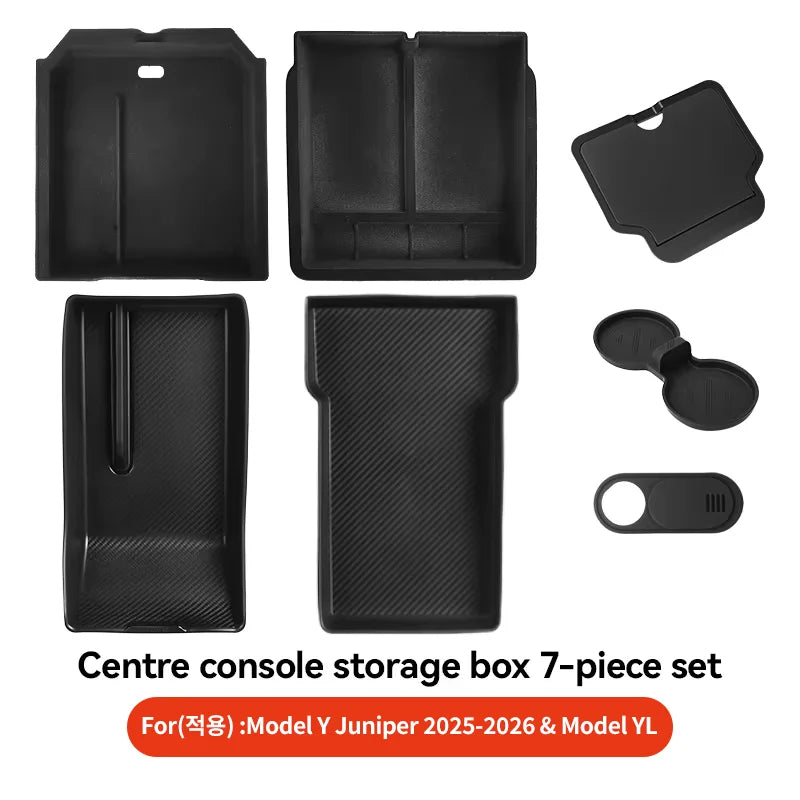 Kit organizador de consola para Tesla Model 3 / Y / YL Highland y Juniper 2025–2026