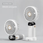 Zhopu BreezeFlex Pro – Ventilador portátil plegable de 5 velocidades