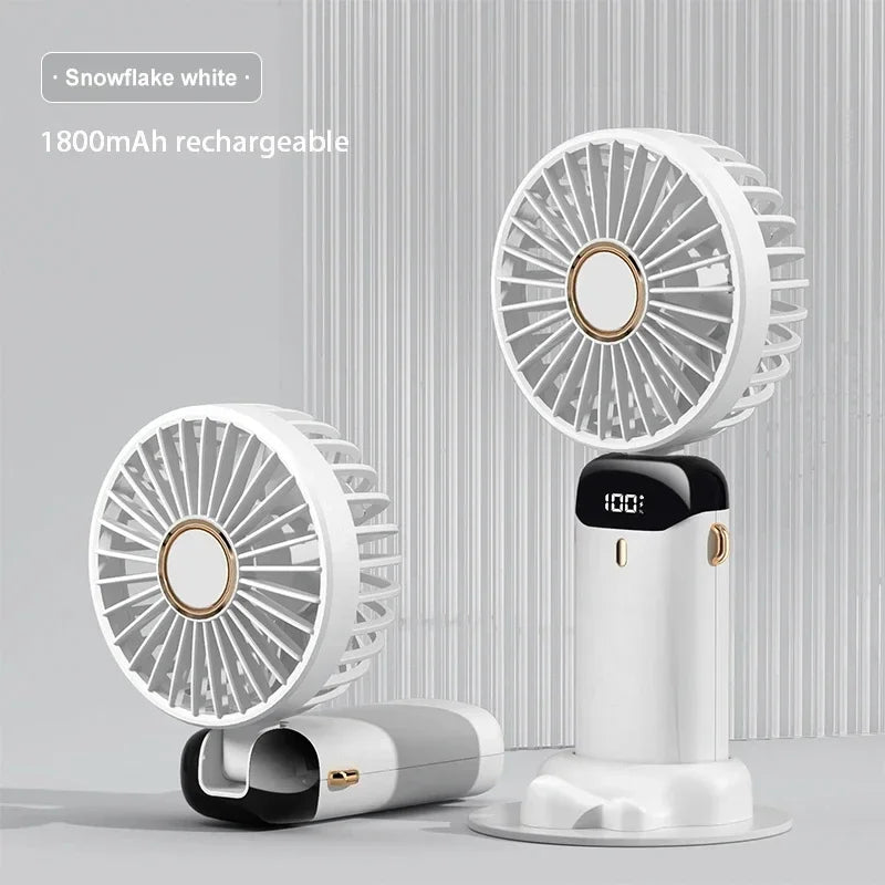 Zhopu BreezeFlex Pro – Ventilador portátil plegable de 5 velocidades