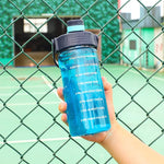 Motivational Sports Water Bottle with Straw – 1.1 L to 3 L