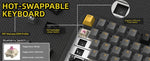 ATTACK SHARK X85 Pro – teclado mecánico 75% con pantalla, perilla, RGB y tri-modo