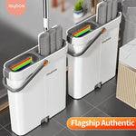 JOYBOS – mopa giratoria 360° con cubeta y paños de microfibra