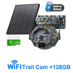 SHIWOJIA 5MP 3K – cámara solar 4G/WiFi PTZ con visión nocturna y detección PIR