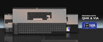 XVX M67 JadeStone – teclado mecánico inalámbrico 65% tri-modo, Gasket y RGB