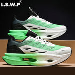 Tenis racing unisex de suela gruesa – malla, rebote y amortiguación