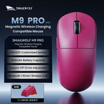 SMAILWOLF M9 – Wireless Tri-Mode PAW3311 Gaming Mouse with Magnetic Charging