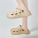 Sandalias EVA de plataforma para mujer – suela suave y perforada