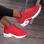 Tenis chunky con plataforma para mujer – malla transpirable