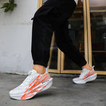 Tenis running unisex con cierre giratorio – sin cordones y suela gruesa