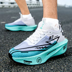 Tenis de running unisex – malla transpirable y suela gruesa