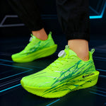 Tenis running unisex con cierre giratorio – sin cordones y suela gruesa