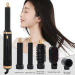 LUXLOCK Professional 5-in-1 Set – Dryer, Curler & Straightener