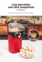 Portable Automatic Hot Air Popcorn Maker – Oil-Free