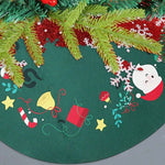 Falda navideña para árbol de 60 cm – terciopelo cristal