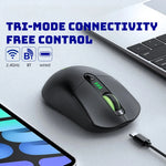 Red Tri-Mode Wireless Gaming Mouse 12,800 DPI – RGB & 1000 Hz