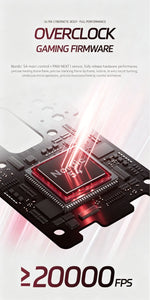 SCYROX V6s/V8s – mouse gamer inalámbrico ultraligero Dual 8K tri-modo