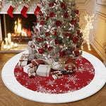 Falda navideña para árbol de 60 cm – terciopelo cristal