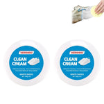 Crema limpiadora para zapatos blancos con esponja – sin enjuague