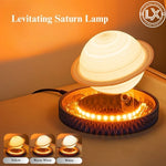 Lámpara de Saturno levitante con base luminosa – decoración magnética