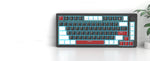 MageGee 75% – Mechanical Gaming Keyboard with Knob, Blue Backlight & Switch Options