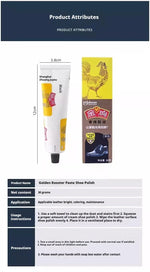 Crema Quick Shine para cuidado de zapatos de cuero – kit de brillo 30 g