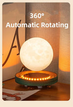 Lámpara de Saturno levitante con base luminosa – decoración magnética