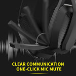 BINNUNE – audífonos gamer inalámbricos 2.4 GHz + Bluetooth con micrófono
