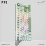 RK Royal Kludge R75 – teclado mecánico Gasket 75% RGB, hot-swap y keycaps PBT