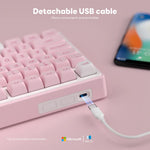 RK Royal Kludge R75 – 81-Key Gasket Mechanical Keyboard, RGB & Hot-Swap