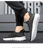 Tenis deportivos ligeros para hombre – transpirables y de corte bajo