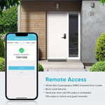 Cerradura inteligente WiFi IP67 – huella, app, NFC y teclado táctil