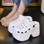 Zuecos de plataforma alta 9 cm para mujer – EVA y múltiples diseños