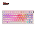 RK Royal Kludge R75 – 81-Key Gasket Mechanical Keyboard, RGB & Hot-Swap