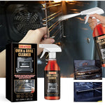 Oven Grill Cleaner Spray 100ml Heavy Duty Degreaser Fast Acting Foam Cleaner For Grill Rack Oven Surface Kitchen Stubborn Stains