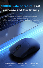 AJ139P V3 MC – Tri-Mode Wireless 24K DPI Gaming Mouse with Charging Dock