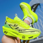 Tenis de running unisex – malla transpirable y suela gruesa