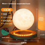 Lámpara magnética levitante – Saturno, Luna y bombilla