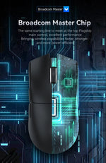 ATTACK SHARK X11 – mouse gamer inalámbrico 22K DPI con base de carga RGB