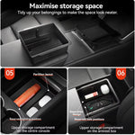 Kit organizador de consola para Tesla Model 3 / Y / YL Highland y Juniper 2025–2026