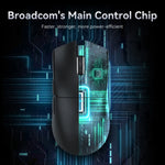 ATTACK SHARK X11 – mouse gamer inalámbrico 22K DPI con base de carga RGB