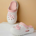 Women's Platform Slides – Thick Non-Slip Sole