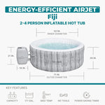 SaluSpa Fiji – jacuzzi inflable eficiente para 2–4 personas