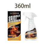 Baking Pan Cleaner Spray Heavy Duty Grill BBQ Oven Degreaser Powerful Oil Stain Removal Portable Cookware Cleaning 120ml